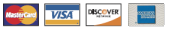 Discover, Mastercard, Visa, American Express